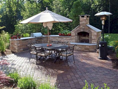 Inspiring Gorgeous 25 Outdoor Fireplaces And Patios Design Ideas For Your Backyard