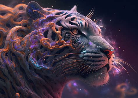 Magic Tiger Poster By Alexandros Displate