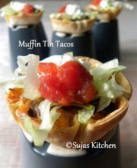 Sujas Kitchen Easy Muffin Tin Tacos
