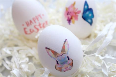 Create Custom Easter Eggs Using Temporary Tattoos