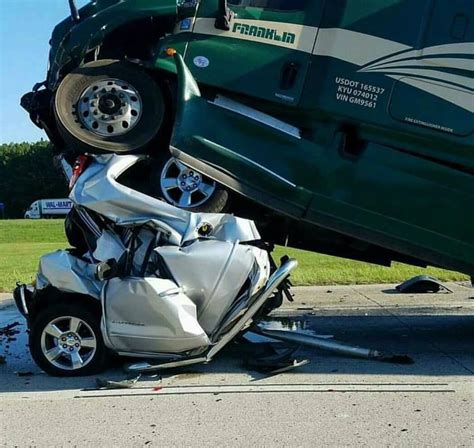 Craziest Picture Of A Silverado Involved In A Crash With A Semi Truck