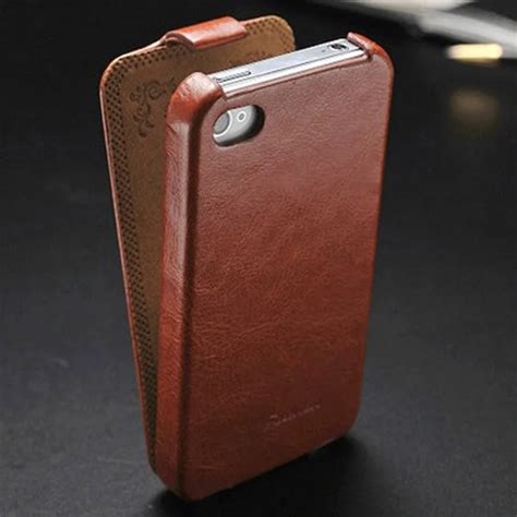 Artisome Flip Leather Case For Iphone 4 4s Phone Cover Leather Filp