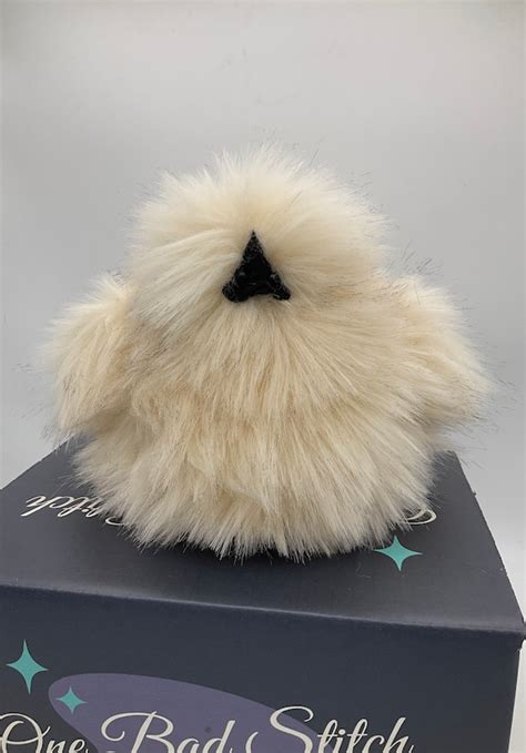 Handcrafted Plush Silkie Chicken All Colors Available Etsy