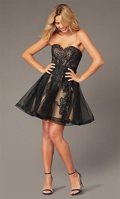 jvnx by jovani short black corset homecoming dress jovani homecoming dresses strapless