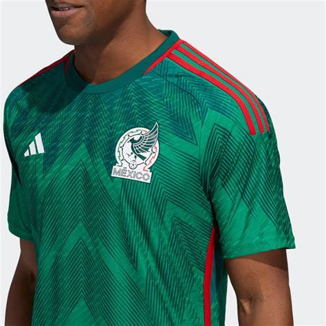 Adidas Mexico Home Mens Authentic World Cup 2022 Soccer Jersey Niky