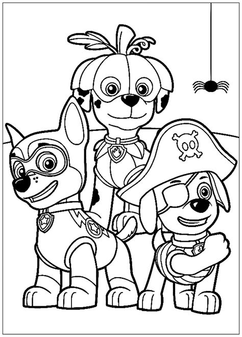 39+ paw patrol halloween coloring pages for printing and coloring. Paw Patrol Coloring Page - youngandtae.com | Paw patrol coloring, Birthday coloring pages ...