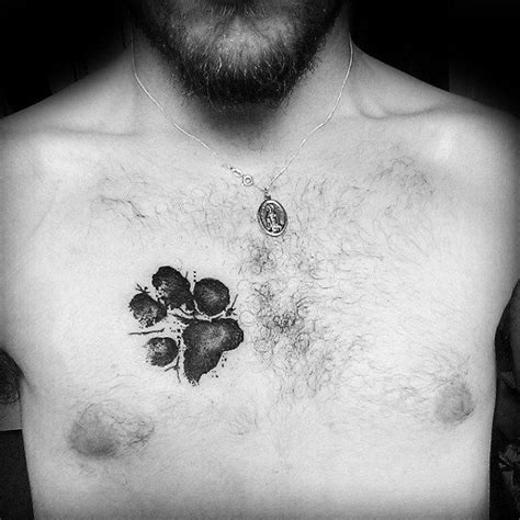 Update More Than 69 Paw Print Tattoo On Chest In Cdgdbentre