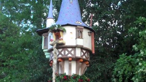 Rapunzels Tangled Tower At Epcots Flower And Garden Festival Youtube