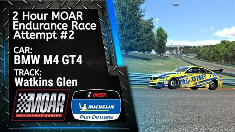 IRacing BMW M4 GT4 At Watkins Glen IMSA Michelin Pilot Challenge MOAR