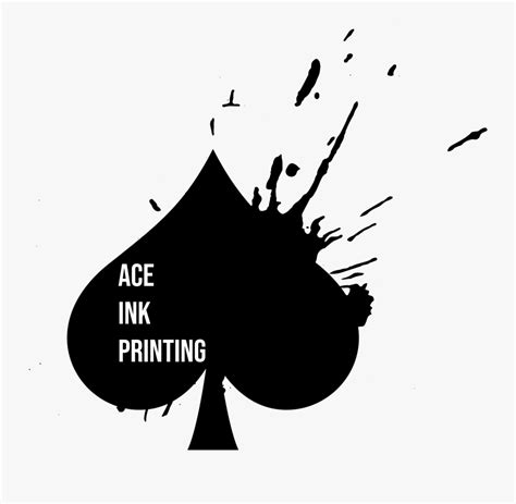 Ace Ink Printing Spades Symbol Free Transparent Clipart Clipartkey