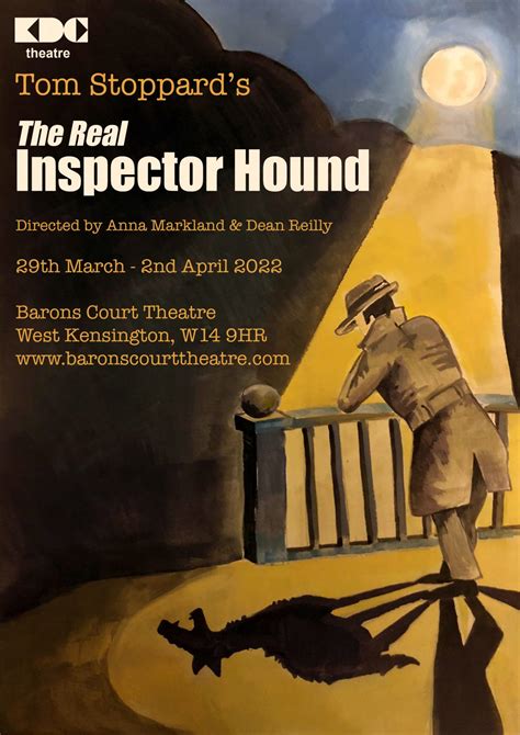 The Real Inspector Hound This Week Kdc Theatre Central London Based Amateur Theatre Group