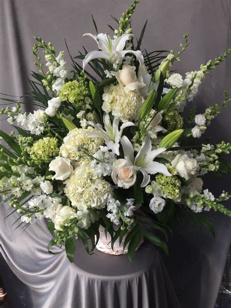 Maybe you would like to learn more about one of these? White Funeral Container in Glenside, PA | Coupe Flowers Inc.