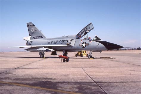 F 106b 57 2517 Montana Air Guard Tinker Air Base Dec 1983 Military
