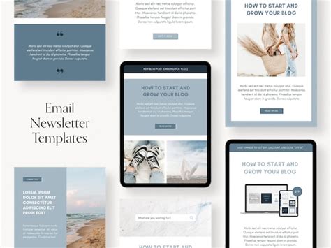 20 Email Newsletter Templates For Canva Email Marketing Etsy Australia