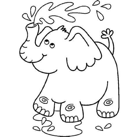 Dibujos Para Imprimir Y Colorear Elefante Para Colorear