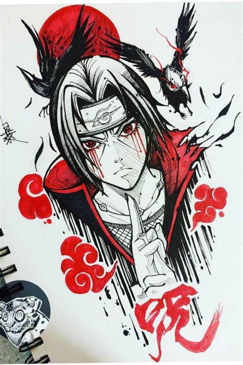 Itachi Uchiha Pencil Drawing Picture Anime Images Dessin Naruto