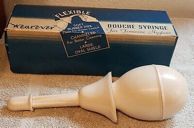 Vintage Wearever No R Flexible Enema Douche Syringe In Box EBay