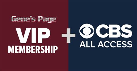 Normally, free trials only last a week, so. VIP members: How to activate CBS All Access