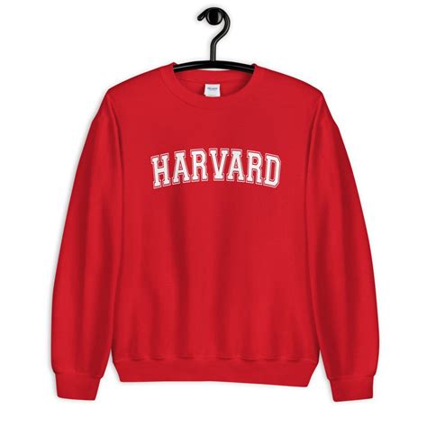 Harvard University Usa College Classic Crewneck Sweatshirt Etsy