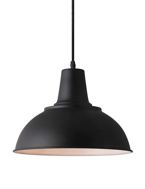 Industrial Pendant Light Black Shaded Dome Led Pendant Lighting Ph