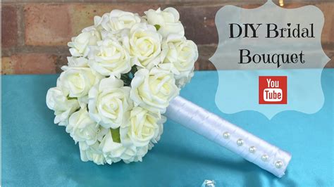 diy bridal bouquet how to create your own bridal wedding flowers bouquet using foam flowers
