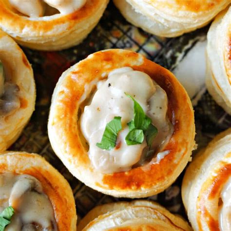 Chicken And Mushroom Vol Au Vents My Gorgeous Recipes