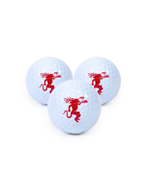 Fireball Golf Balls Sleeve Of 3 Swing With Fire