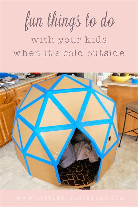 Fun Things To Do With Your Kids When Its Cold Outside Little Girls