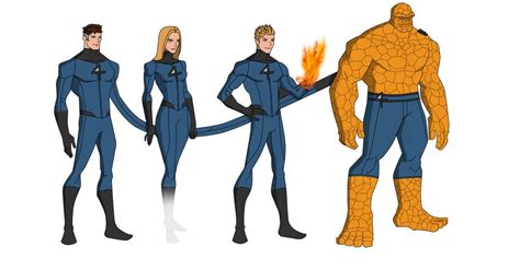 The Fantastic Four (Earth-1) by shorterazer | Fantastic four marvel, Fantastic four characters ...