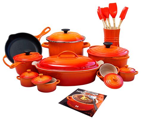 We offer fast, reliable delivery to your. Le Creuset 24 Piece Starter Cookware Set With French Oven ...