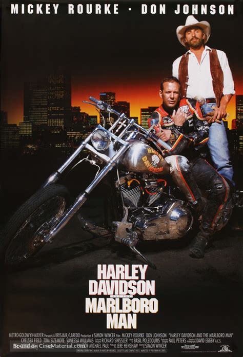 Harley Davidson And The Marlboro Man 1991 Movie Poster