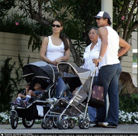 Celebrity Moms: Benjamin Bratt and Family in Brentwood