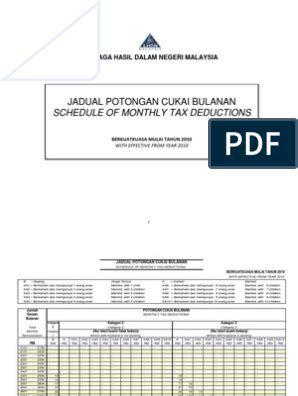 Check spelling or type a new query. Jadual Potongan Cukai Bulanan 2020