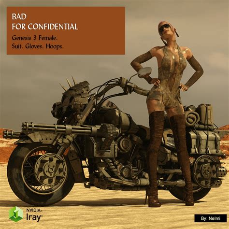 Bad For Confidential For Genesis 3 Female Texture Set 3d