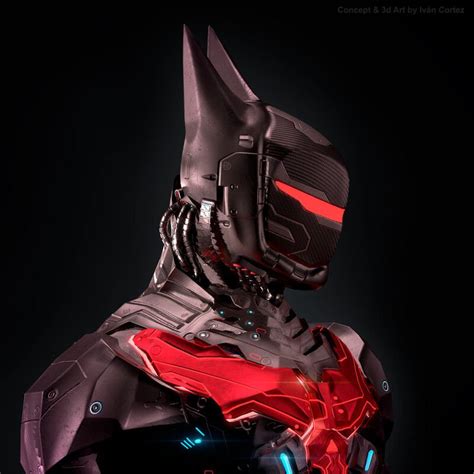 Artstation Batman Hellbat Beyond Iván Cortez Batman Armor Batman