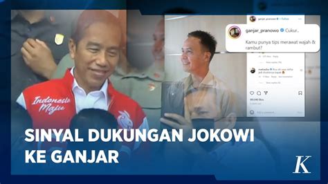 Jokowi Kode Pemimpin Berambut Putih Ganjar Unggah Foto Rambut Hitam Youtube