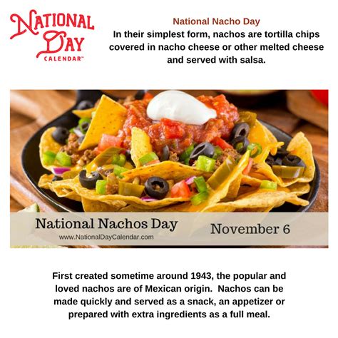 Pin By National Day Calendar On Celebrate Every Day National Nacho
