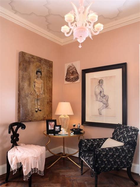 Disclaimer screens and printers display colour differently, so how it looks on your devices might not be the same as how the paint colour will look on your wall. Pink Living Rooms Ideas That Are Not Overbearing