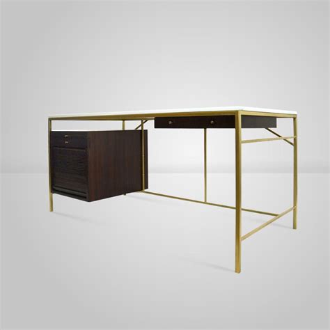 Brass Desk Model C8815 By Paul Mccobb Irwin Collection Circa 1958 At