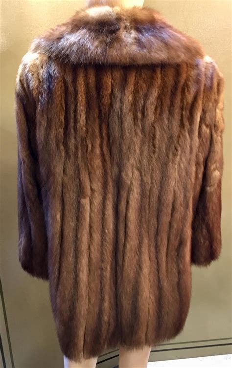 Supreme Opulent Russian Sable Fur Stroller Length Coat For Sale At 1stdibs