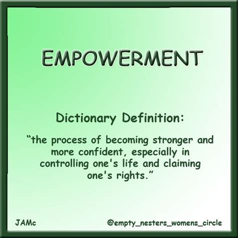 Empowerment Are You Empowered How Can I Help Empower You What Would