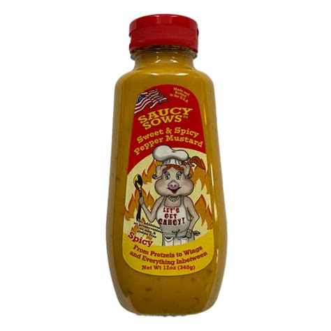 Sweet And Spicy Pepper Mustard Saucy Sows Bunker Hill Cheese