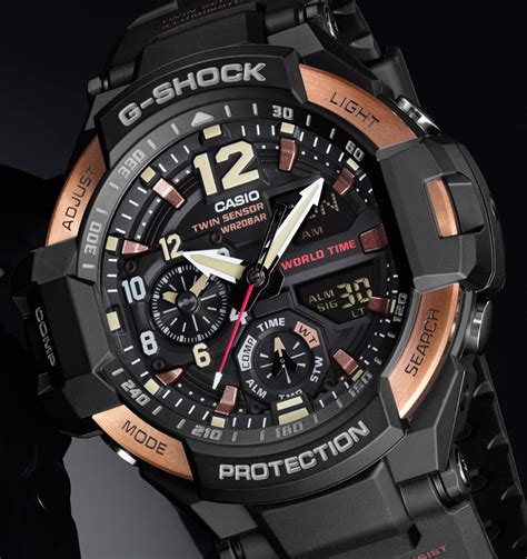 Casio G Shock Master Of G Watches In Vintage Rose Gold Theme