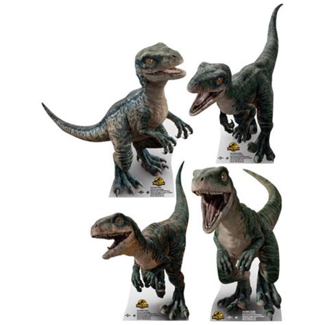 Velociraptors Jurassic World Dominion Mini Cardboard Cutout Standups Standees Ebay
