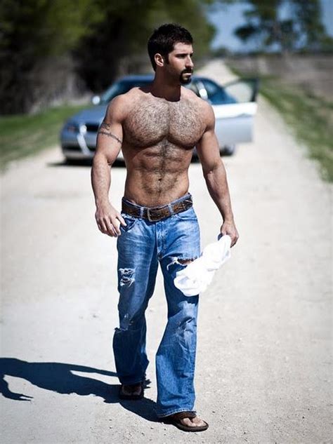 Incredible Hairy Chest Men And Muscular Daddy Hunks Part 5