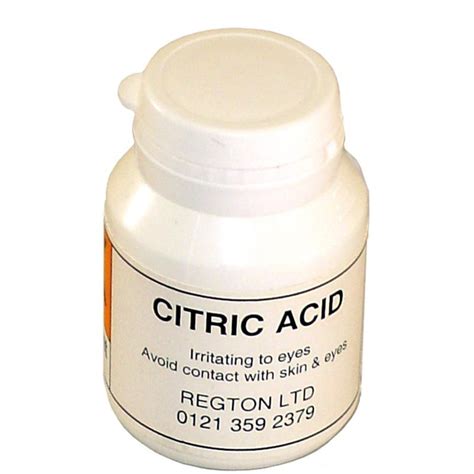 Delayed skin contact hypersensitivity of citric acid (and) silver citrate, (fat 81034/e, batch 2006.0003, purity 100.0% citric acid (and) silver citrate) was determined in mice by the local lymph node assay according to oecd guideline 429 (april 2002). Cleaning Chemical Citric Acid Powder | Regton.com