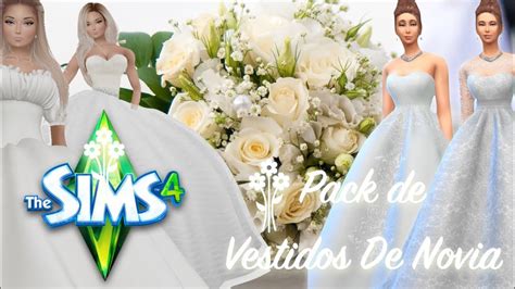 The Sims 4 Wedding Dress Cc Links Youtube