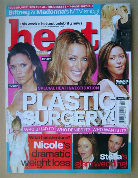 Heat Magazine Plastic Surgery Cover 6 12 September 2003 Issue 235