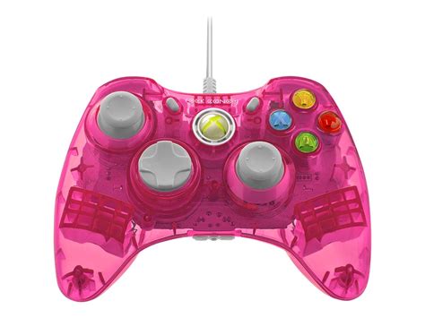 Rock Candy Gamepad Wired Pink Palooza For Microsoft Xbox 360