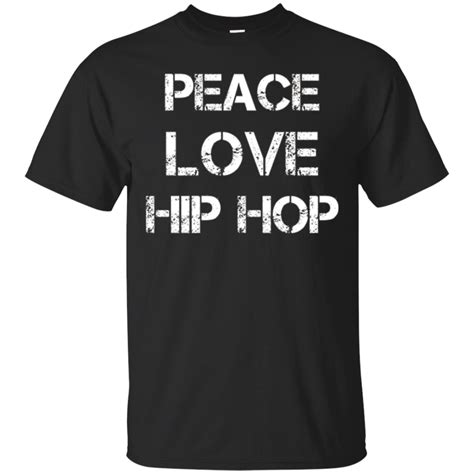 Cute Peace Love Hip Hop T Shirt Dance Dancing Tee Minaze